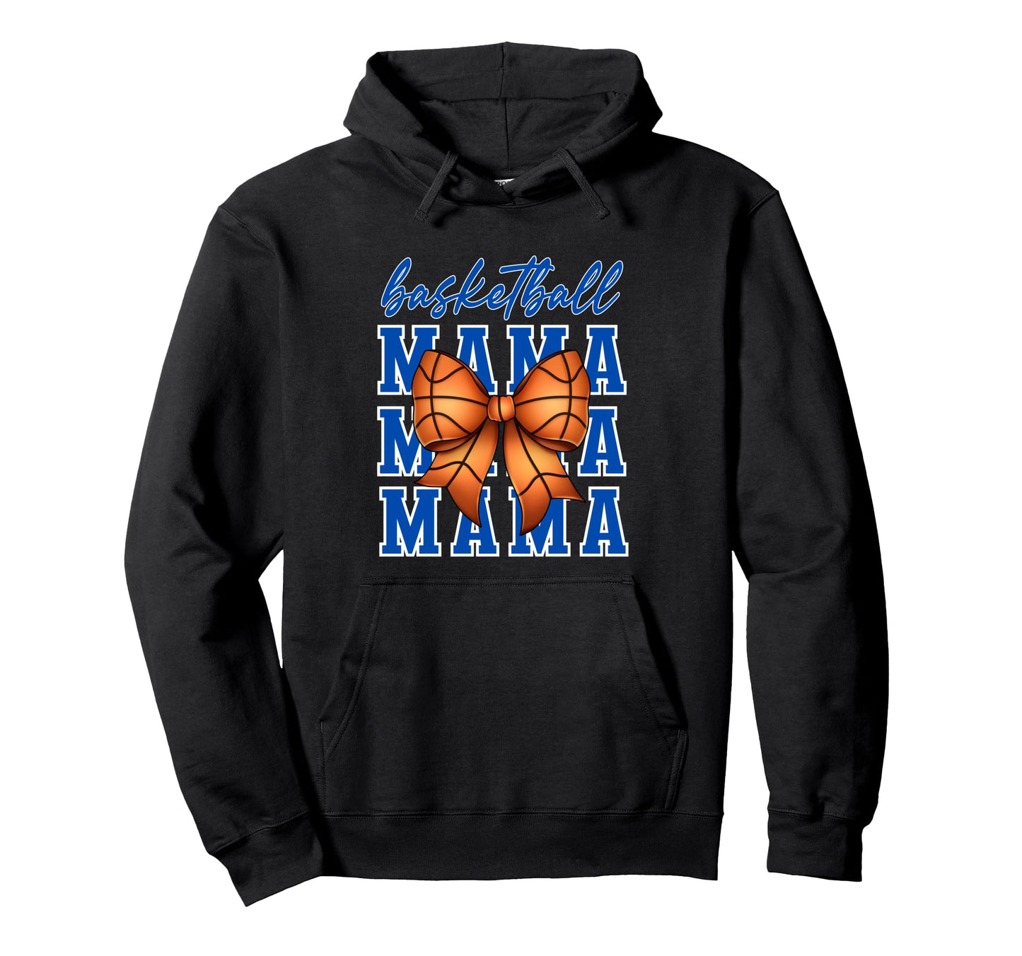Basketball Mama Coquette Bow Game Day Hoodie - Aesthetic Graphic Men Women - T-Shirt, Sweatshirt, Hoodie