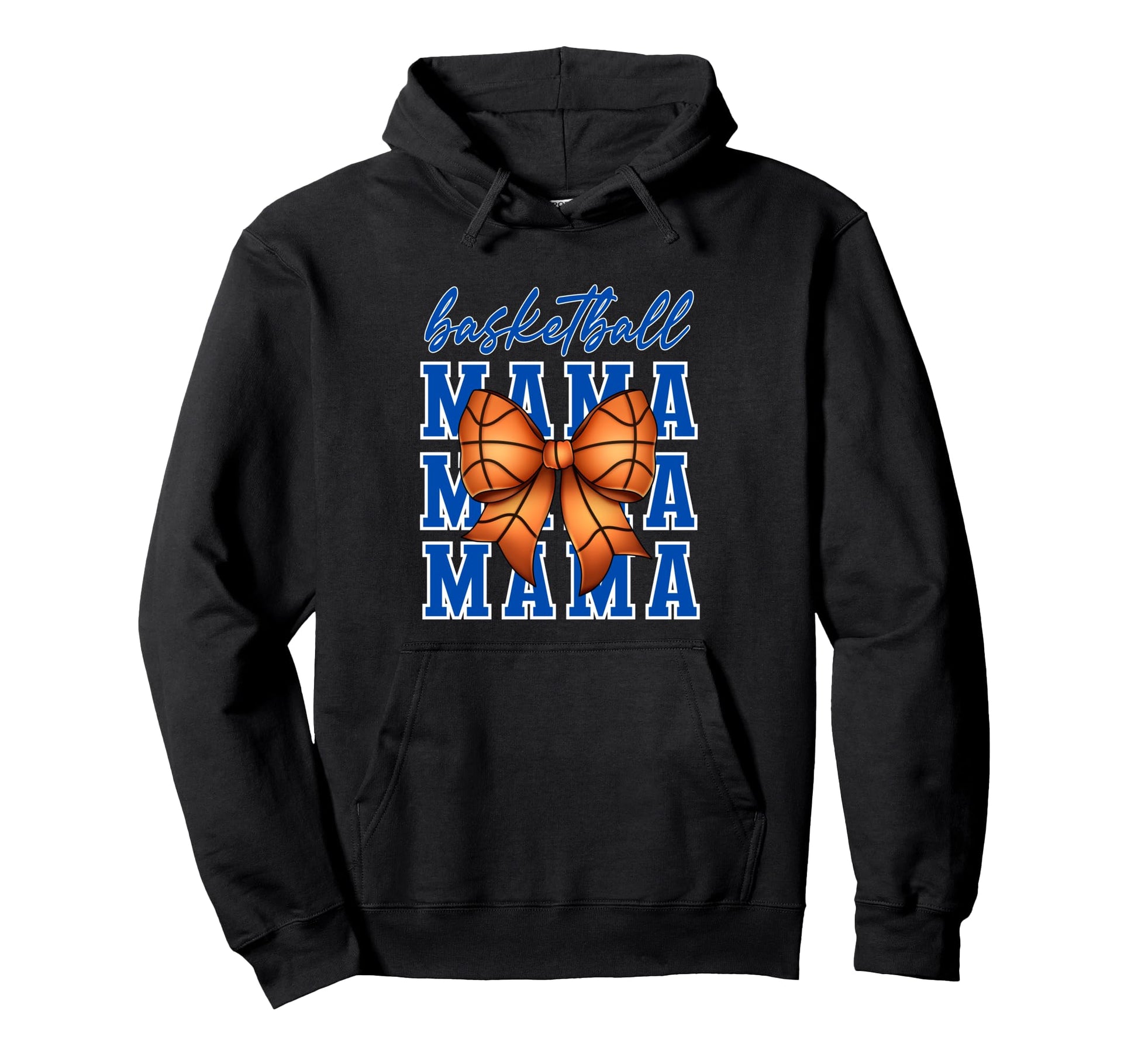 Basketball Mama Coquette Bow Game Day Hoodie - Aesthetic Graphic Men Women - T-Shirt, Sweatshirt, Hoodie