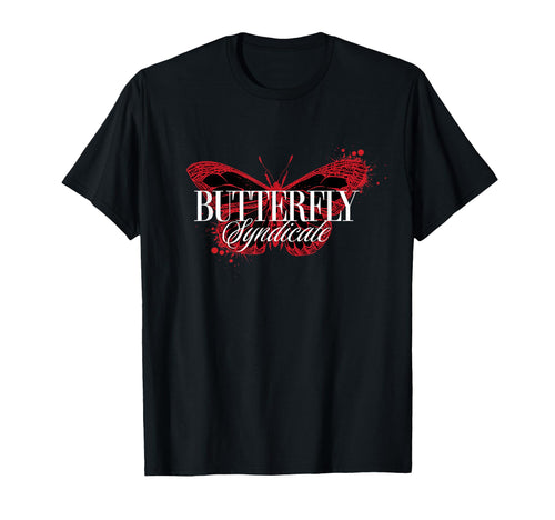 Butterfly Syndicate Y2K Grunge Aesthetic T-Shirt - Graphic Print for Adults - T-Shirt, Sweatshirt, Hoodie