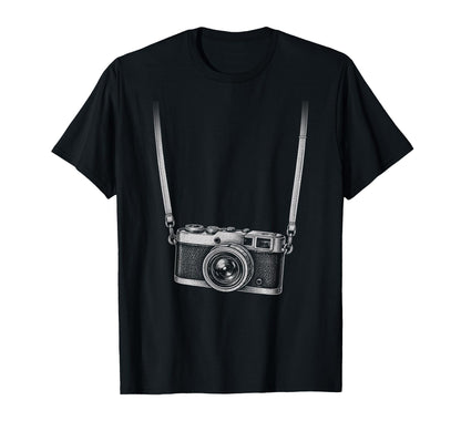 Camera Photographer Funny Creative T-Shirt - Trendy Graphic for Adults - T-Shirt, Sweatshirt, Hoodie