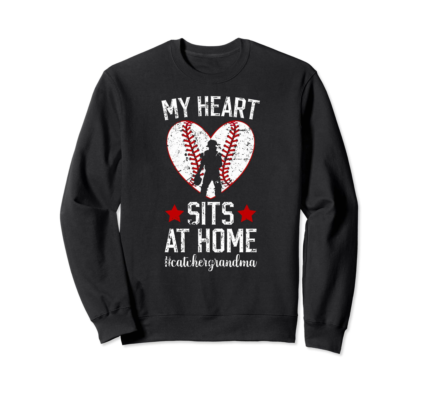 My Heart Sits Home Baseball Sweatshirt - Streetwear Style Men Women - T-Shirt, Sweatshirt, Hoodie