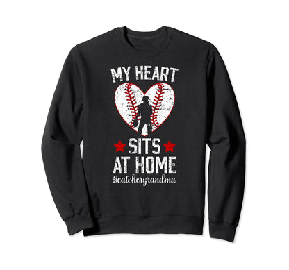 My Heart Sits Home Baseball Sweatshirt - Streetwear Style Men Women - T-Shirt, Sweatshirt, Hoodie