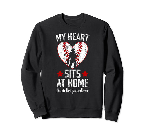 My Heart Sits Home Baseball Sweatshirt - Streetwear Style Men Women - T-Shirt, Sweatshirt, Hoodie