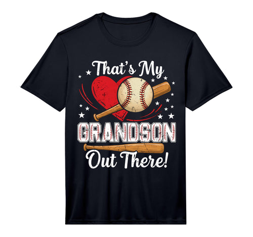 Thats My Grandson Out There Baseball T-Shirt - Custom Art Print for Adults - T-Shirt, Sweatshirt, Hoodie