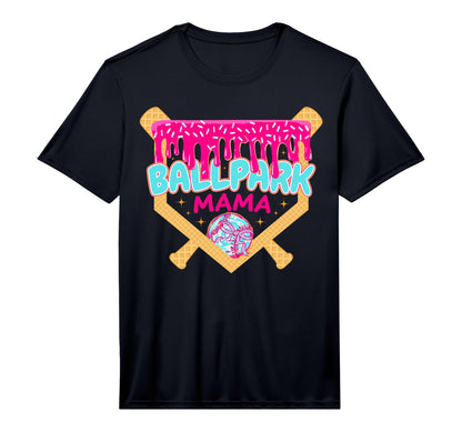 Baseball Drip Ballpark Mama Ice T-Shirt - Streetwear Style for Adults - T-Shirt, Sweatshirt, Hoodie