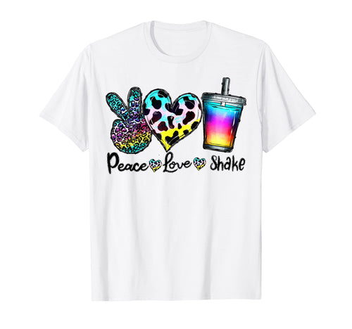 Peace Love Shake T-Shirt - Trendy Graphic Men Women - T-Shirt, Sweatshirt, Hoodie