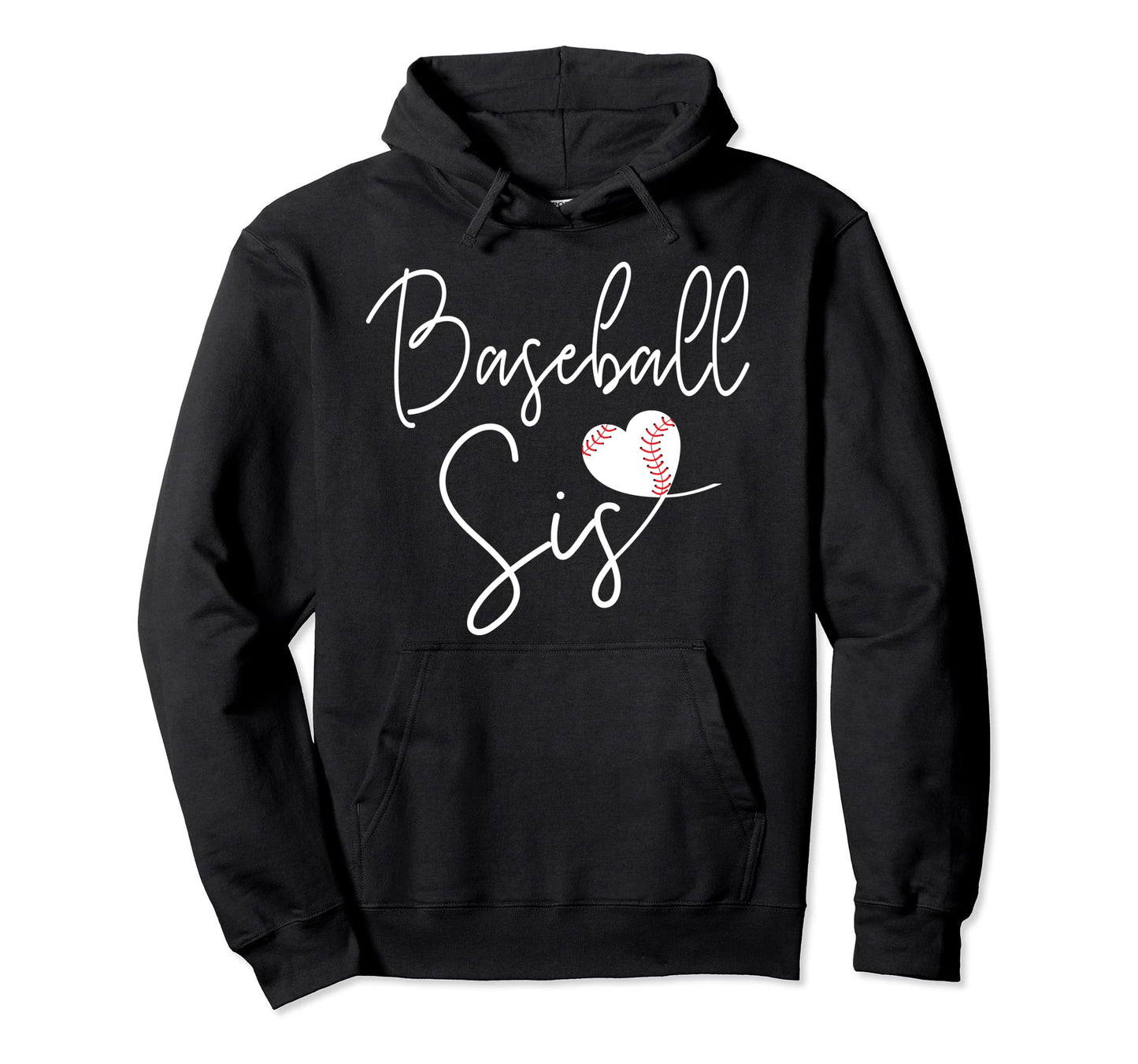 Baseball Sister Hoodie - Unique Graphic Men Women - T-Shirt, Sweatshirt, Hoodie