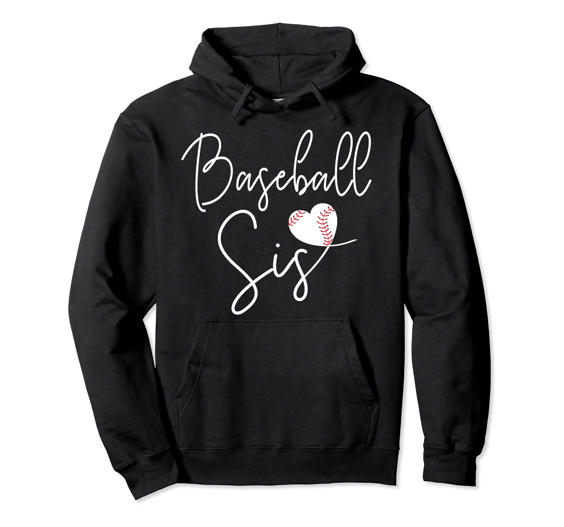 Baseball Sister Hoodie - Unique Graphic Men Women - T-Shirt, Sweatshirt, Hoodie