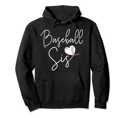 Baseball Sister Hoodie - Unique Graphic Men Women - T-Shirt, Sweatshirt, Hoodie