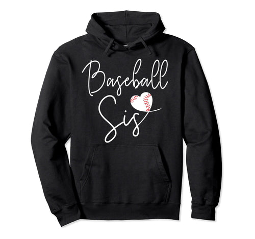 Baseball Sister Hoodie - Unique Graphic Men Women - T-Shirt, Sweatshirt, Hoodie