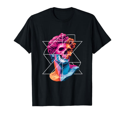 Statue David Bust Vaporwave T-Shirt - Casual Everyday Wear for Adults - T-Shirt, Sweatshirt, Hoodie