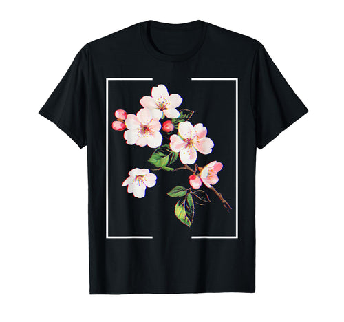 Cherry Blossom Japanese Aesthetic T-Shirt - Minimalist Print Unisex - T-Shirt, Sweatshirt, Hoodie