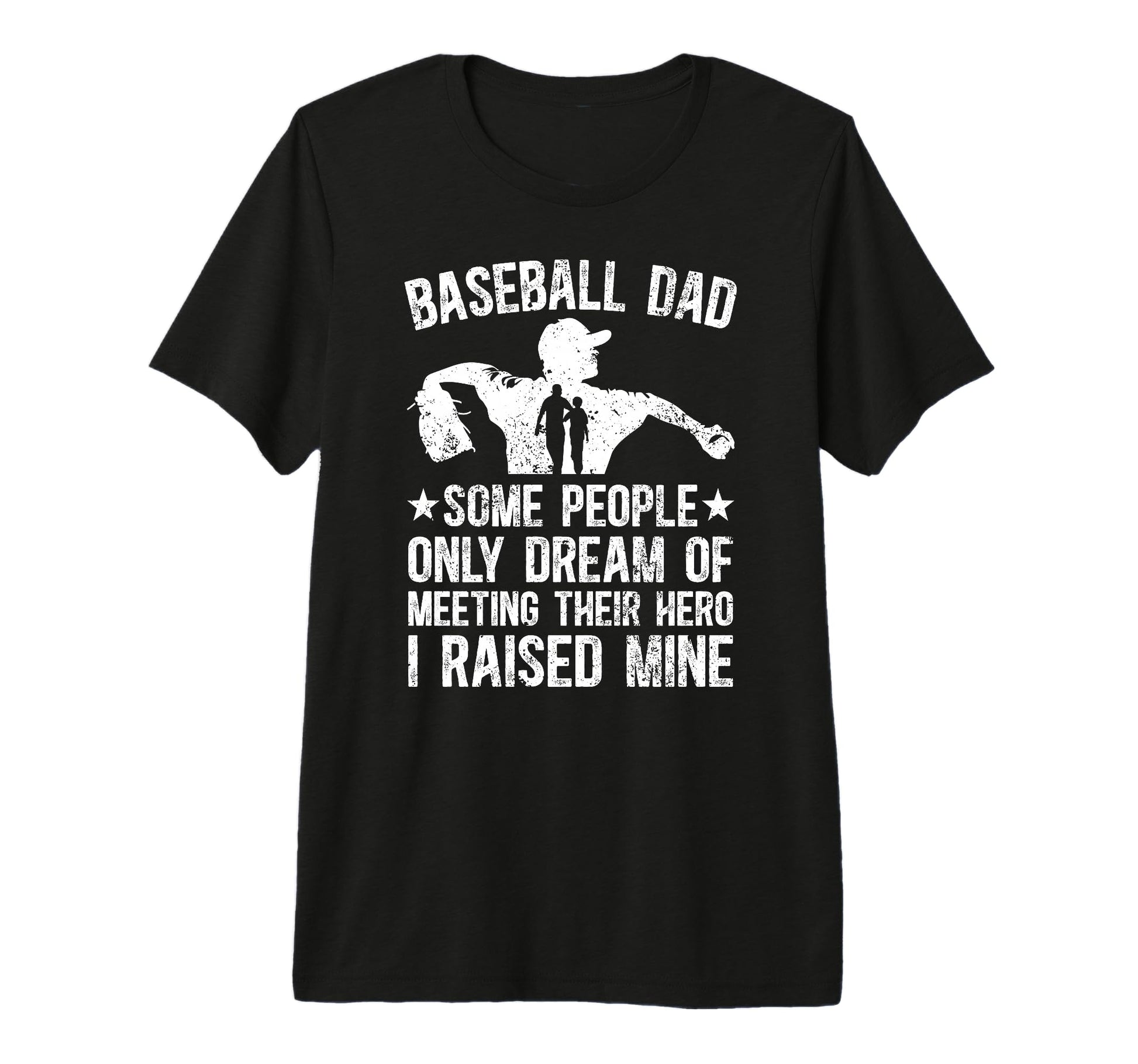 Mens Baseball Dad Proud Father Baseball T-Shirt - Graphic Print for Adults - T-Shirt, Sweatshirt, Hoodie