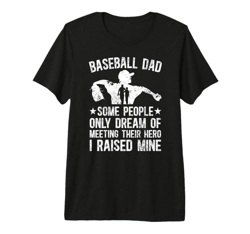 Mens Baseball Dad Proud Father Baseball T-Shirt - Graphic Print for Adults - T-Shirt, Sweatshirt, Hoodie
