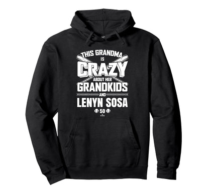 Grandma Crazy Lenyn Sosa Chicago Hoodie - Casual Everyday Wear Men Women - T-Shirt, Sweatshirt, Hoodie