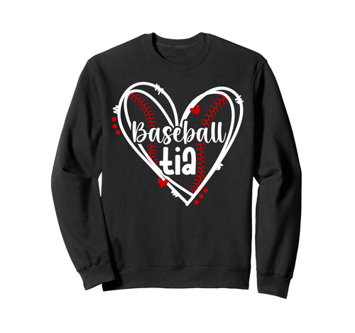 Baseball Tia Heart Tia Baseball Sweatshirt - Trendy Graphic for Adults - T-Shirt, Sweatshirt, Hoodie