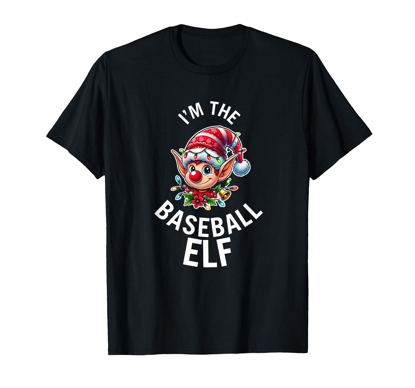 Baseball Elf Family Matching Group T-Shirt - Unique Graphic Unisex - T-Shirt, Sweatshirt, Hoodie