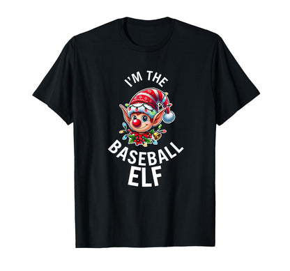 Baseball Elf Family Matching Group T-Shirt - Unique Graphic Unisex - T-Shirt, Sweatshirt, Hoodie