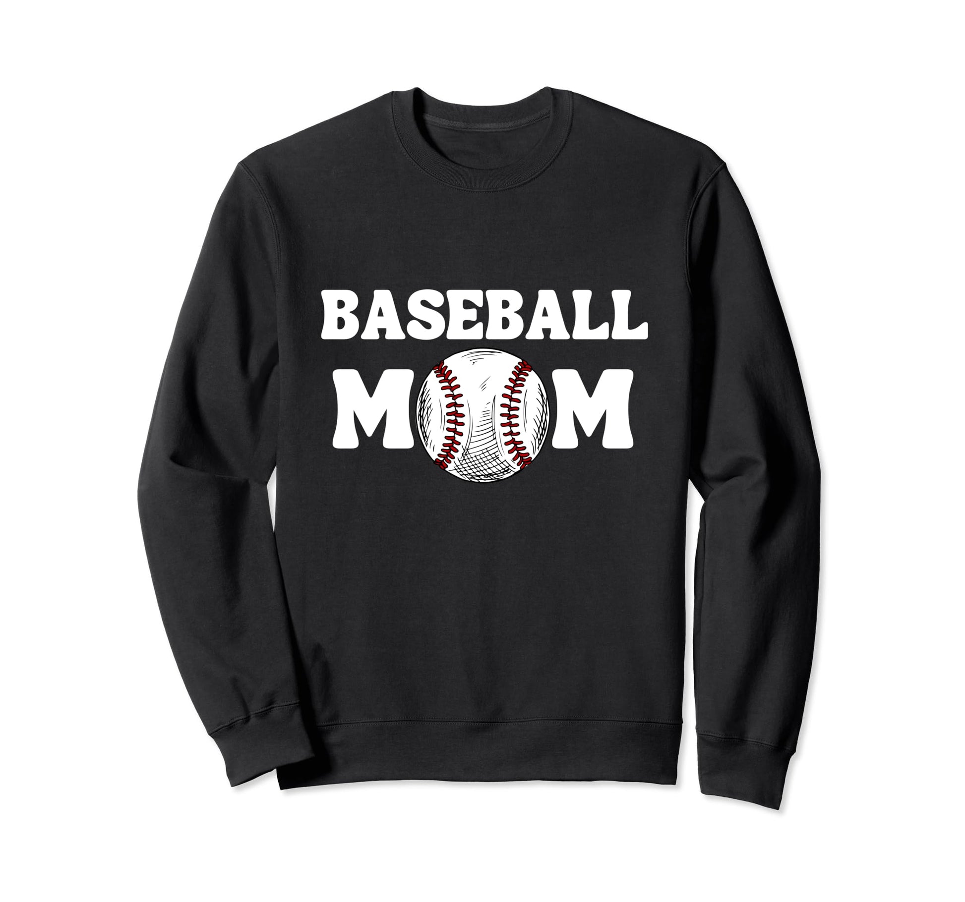 Baseball Mom Mothers Day Baseball Sweatshirt - Trendy Graphic for Adults - T-Shirt, Sweatshirt, Hoodie