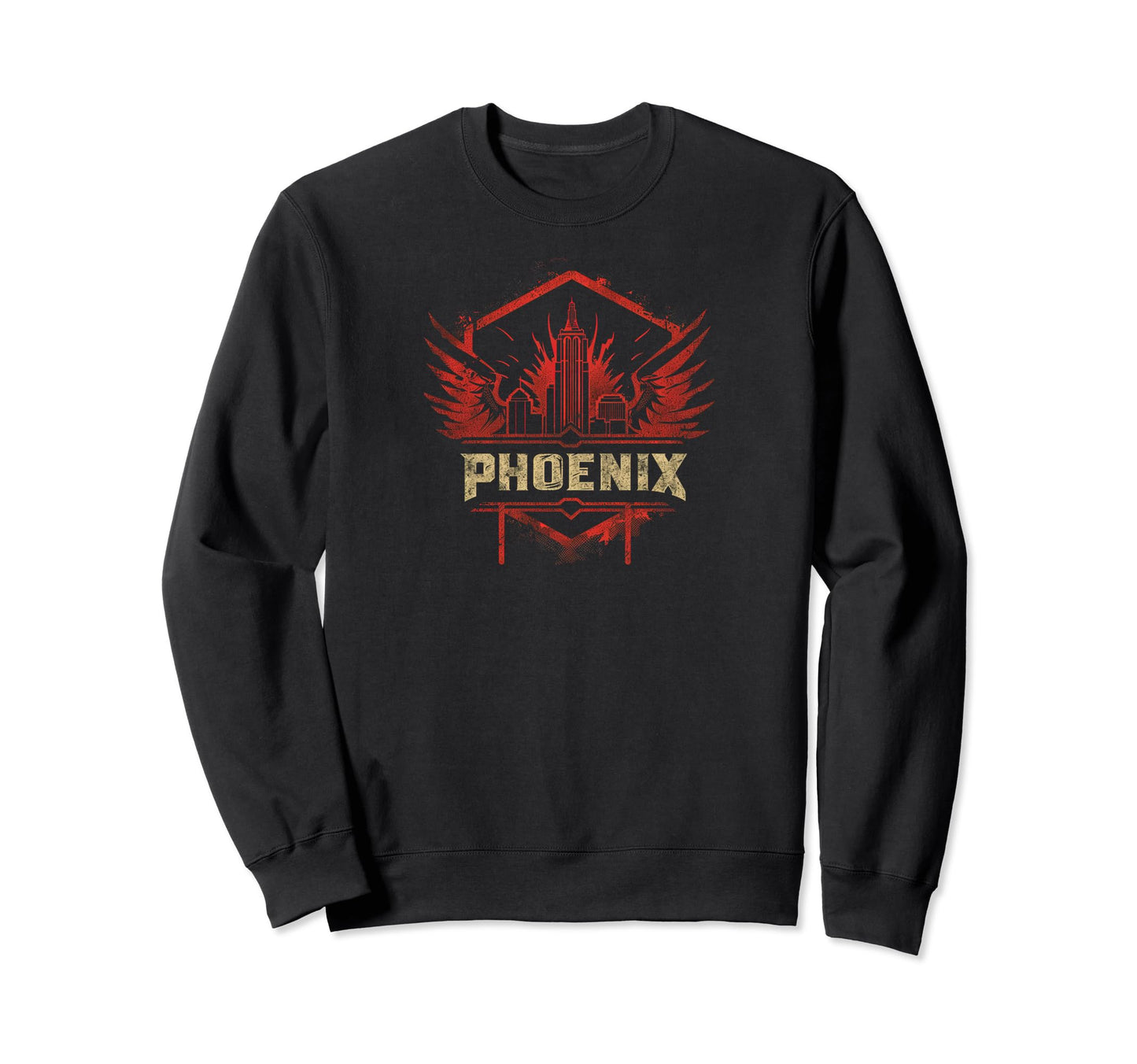 Phoenix Grit 90S Grunge Urbandecay Sweatshirt - Minimalist Print Unisex - T-Shirt, Sweatshirt, Hoodie