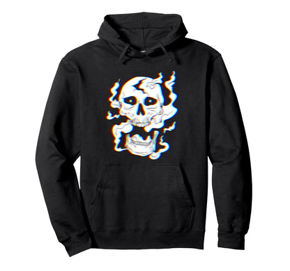 Glitch Art Vaporwave Aesthetic Edm Rave Hoodie - Aesthetic Graphic Unisex - T-Shirt, Sweatshirt, Hoodie