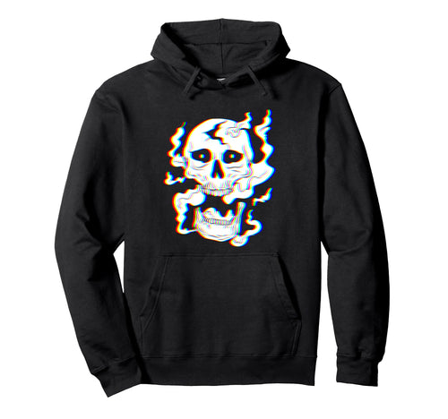 Glitch Art Vaporwave Aesthetic Edm Rave Hoodie - Aesthetic Graphic Unisex - T-Shirt, Sweatshirt, Hoodie