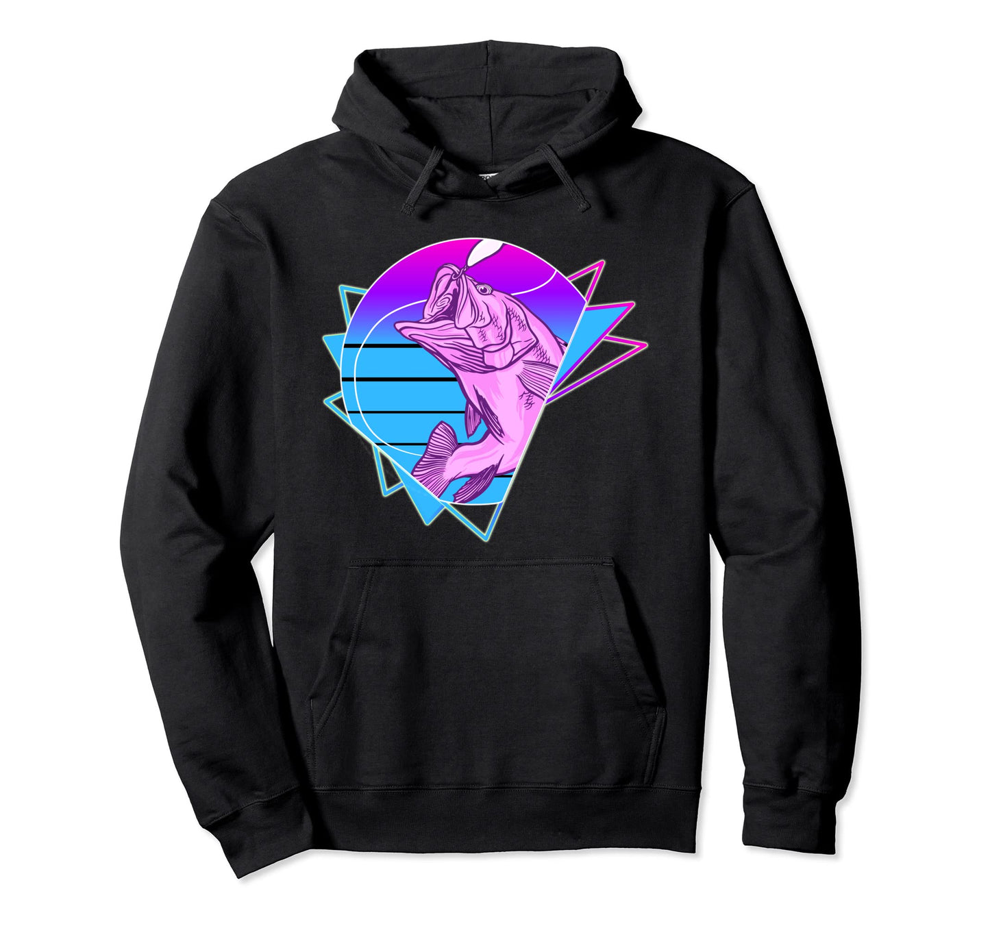 Fishing 90S Vaporwave Aesthetic 1990S Hoodie - Custom Art Print Unisex - T-Shirt, Sweatshirt, Hoodie