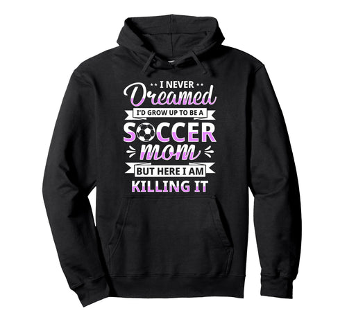 Soccer Mother Gameday Soccer Mom Hoodie - Minimalist Print for Adults - T-Shirt, Sweatshirt, Hoodie