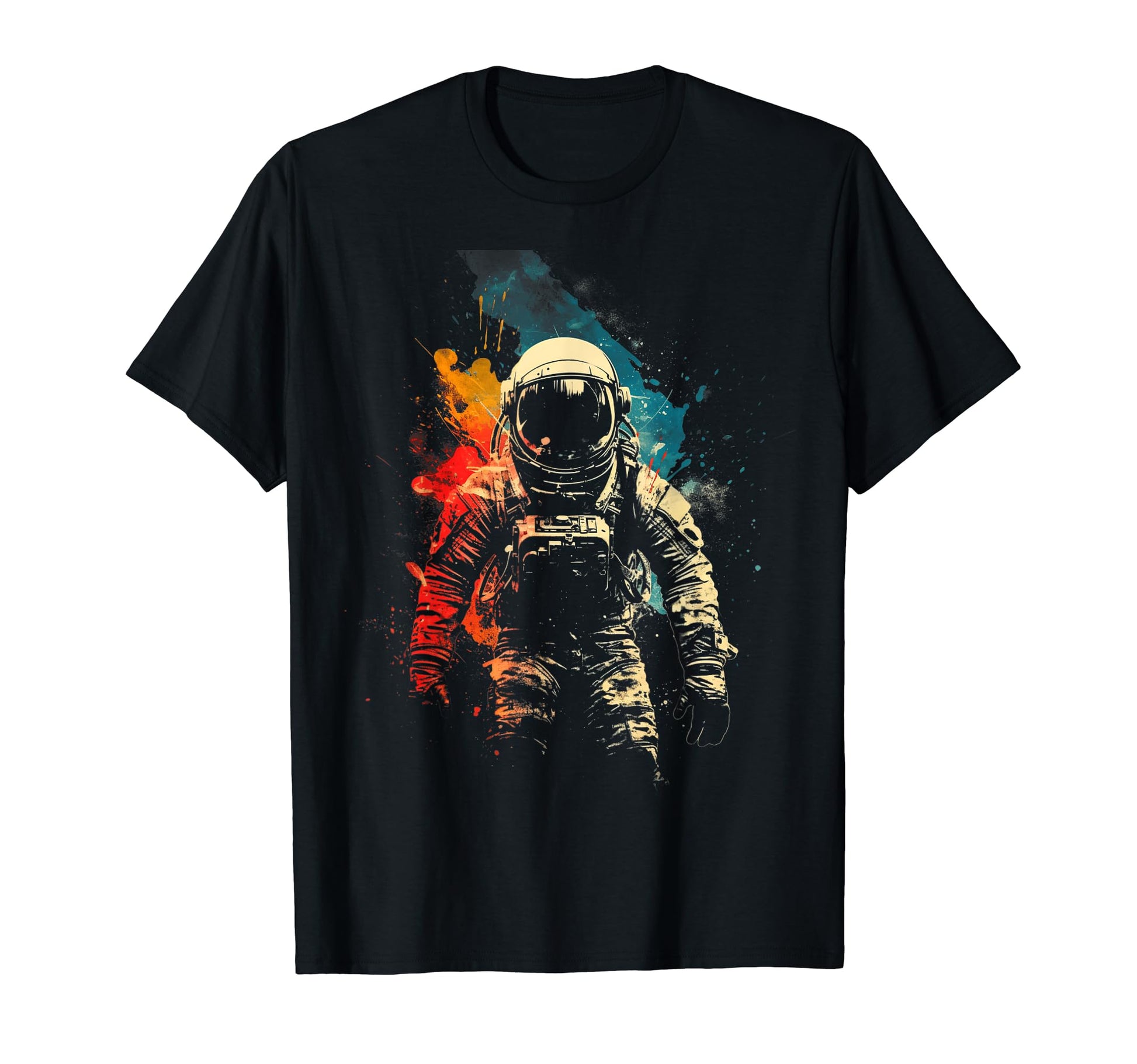 Astronaut Space Distressed 90S Grunge T-Shirt - Unique Graphic Unisex - T-Shirt, Sweatshirt, Hoodie