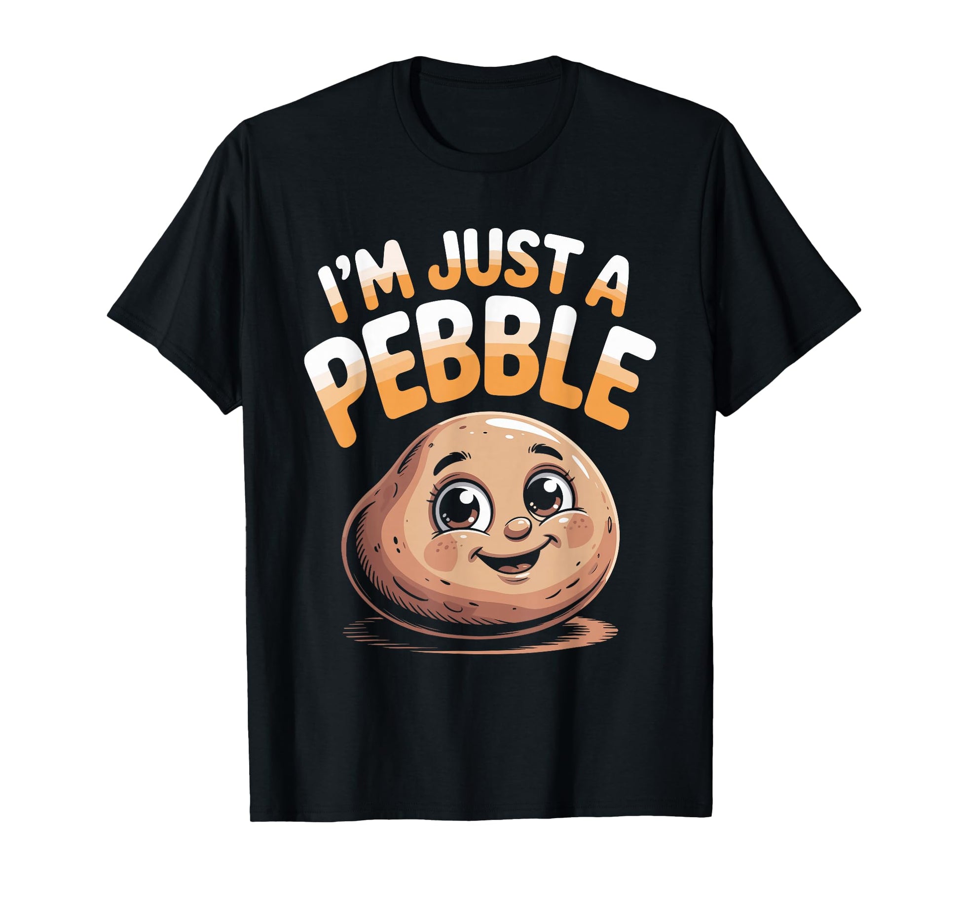 Im Just Pebble Rock Character Meme T-Shirt - Fun Novelty Design for Adults - T-Shirt, Sweatshirt, Hoodie
