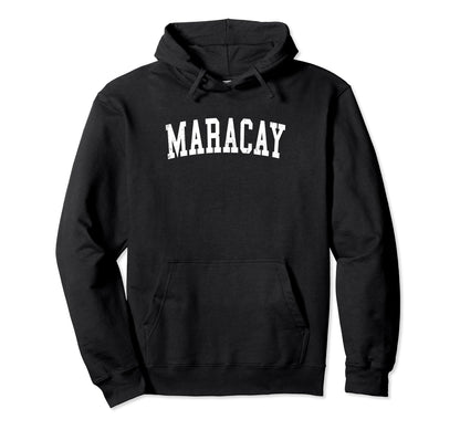 Maracay Venezuela Distressed White Hoodie - Streetwear Style Men Women - T-Shirt, Sweatshirt, Hoodie