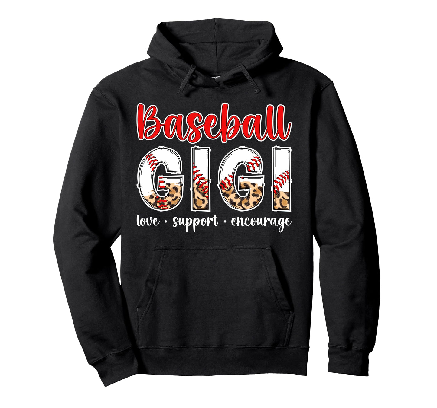 Baseball Gigi Love Support Gigi Baseball Hoodie - Streetwear Style Unisex - T-Shirt, Sweatshirt, Hoodie