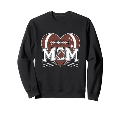 Game Day Team Sports Heart Mothers Sweatshirt - Aesthetic Graphic Unisex - T-Shirt, Sweatshirt, Hoodie