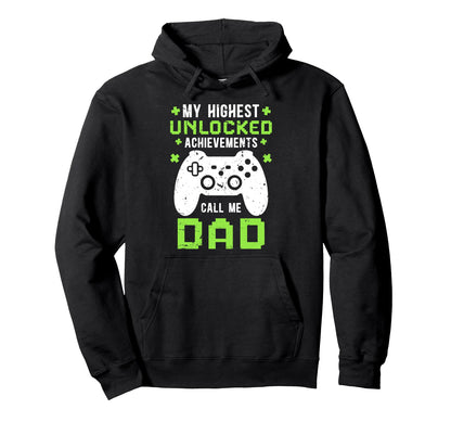 Proud Gaming Dad Gamer Dad Video Game Hoodie - Minimalist Print for Adults - T-Shirt, Sweatshirt, Hoodie
