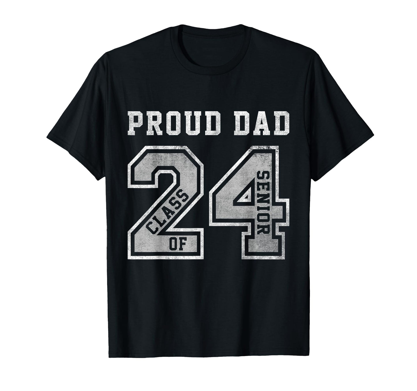 Proud Senior Dad 2024 Senior 2024 Dad T-Shirt - Graphic Print for Adults - T-Shirt, Sweatshirt, Hoodie