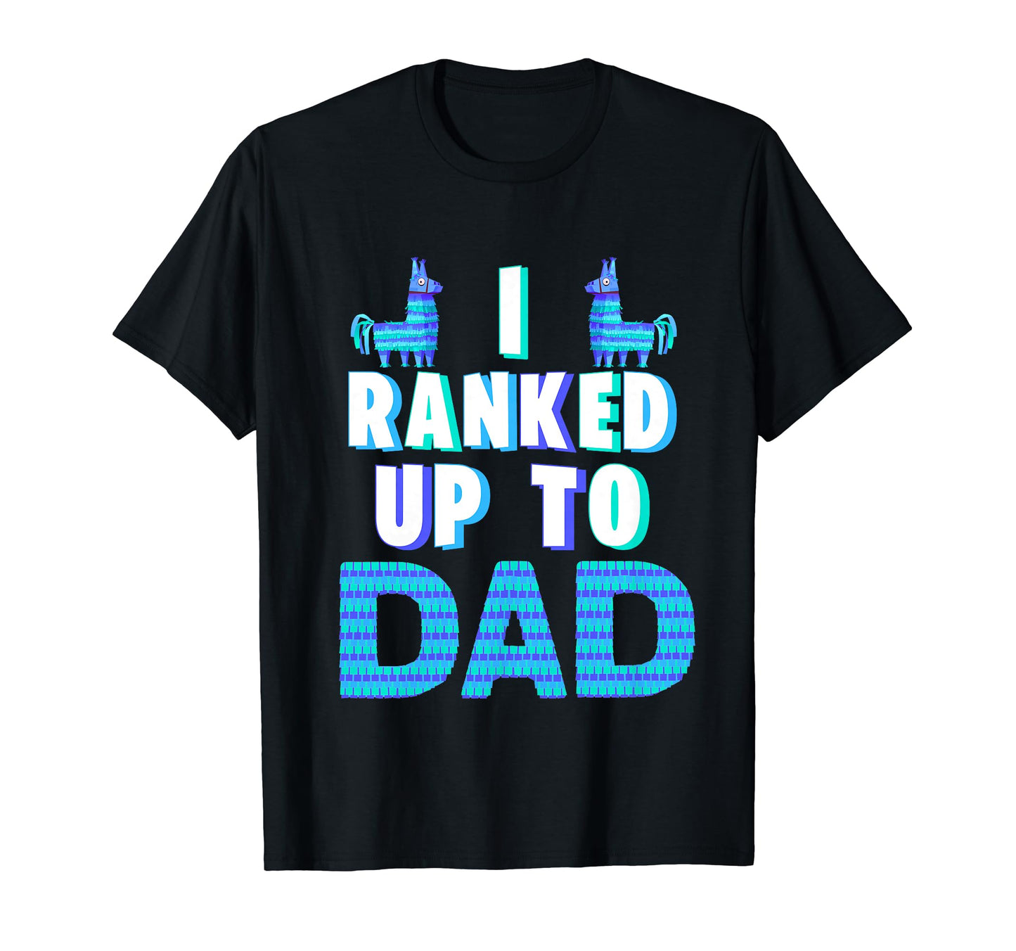 I Ranked Up To Dad Fathers Day T-Shirt - Fun Novelty Design Men Women - T-Shirt, Sweatshirt, Hoodie