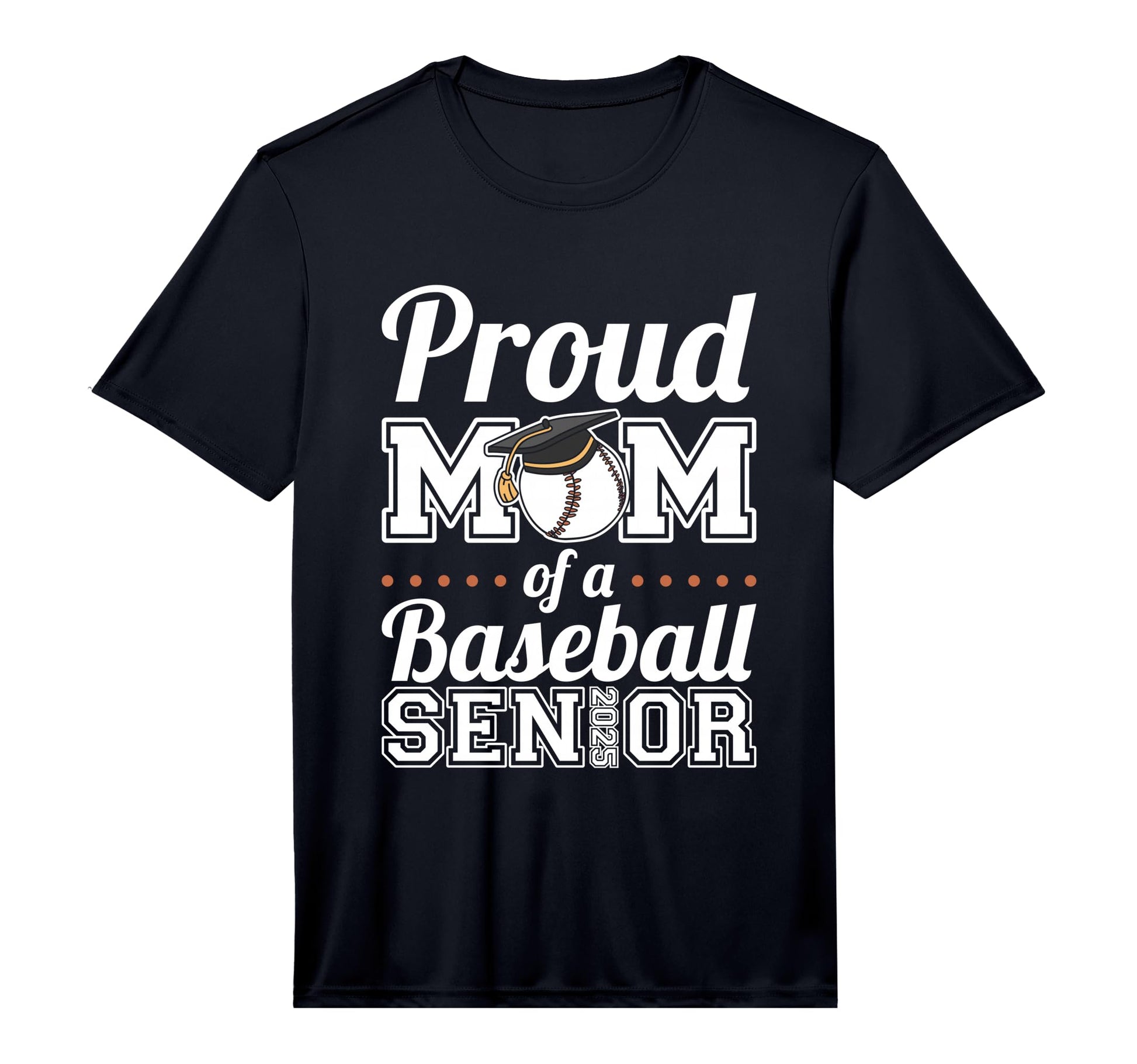 Mens Proud Mom Baseball Senior 2025 T-Shirt - Streetwear Style for Adults - T-Shirt, Sweatshirt, Hoodie