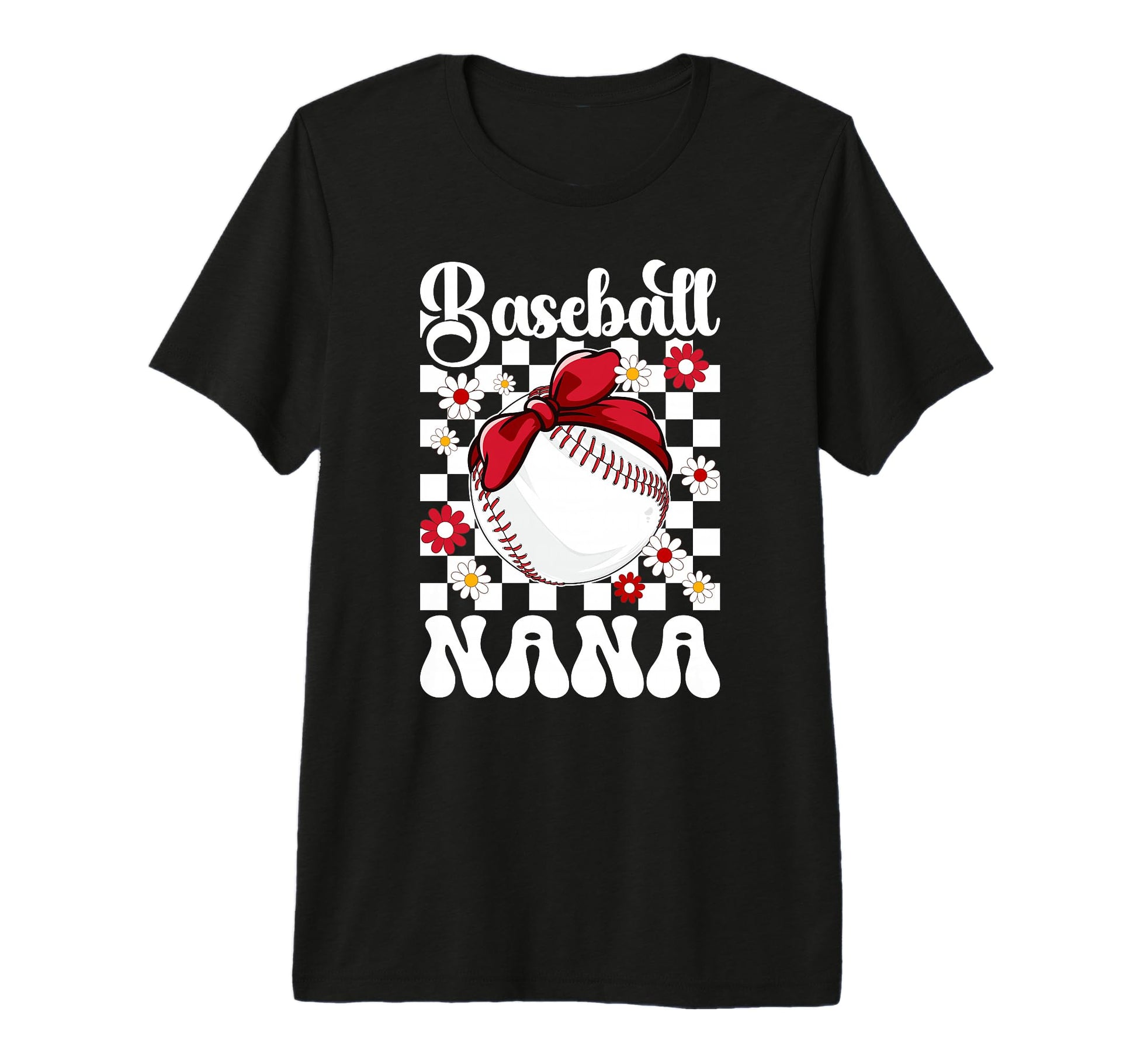 Baseball Nana Groovy Nana T-Shirt - Casual Everyday Wear Men Women - T-Shirt, Sweatshirt, Hoodie