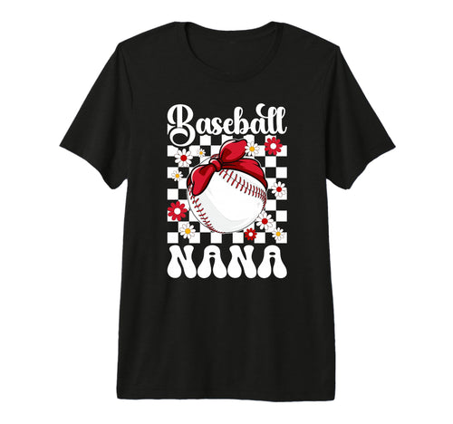 Baseball Nana Groovy Nana T-Shirt - Casual Everyday Wear Men Women - T-Shirt, Sweatshirt, Hoodie