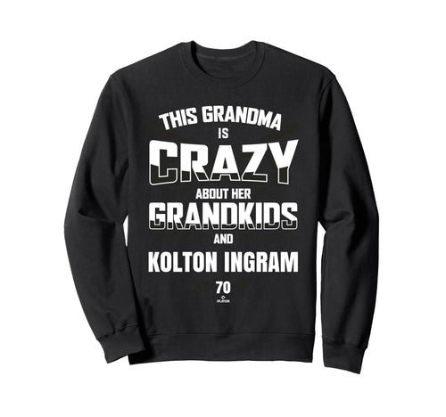 Grandma Crazy Kolton Ingram San Sweatshirt - Streetwear Style for Adults - T-Shirt, Sweatshirt, Hoodie