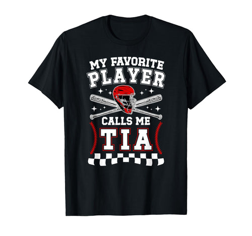 Proud Baseball Tia Baseball Player Tia T-Shirt - Minimalist Print Unisex - T-Shirt, Sweatshirt, Hoodie
