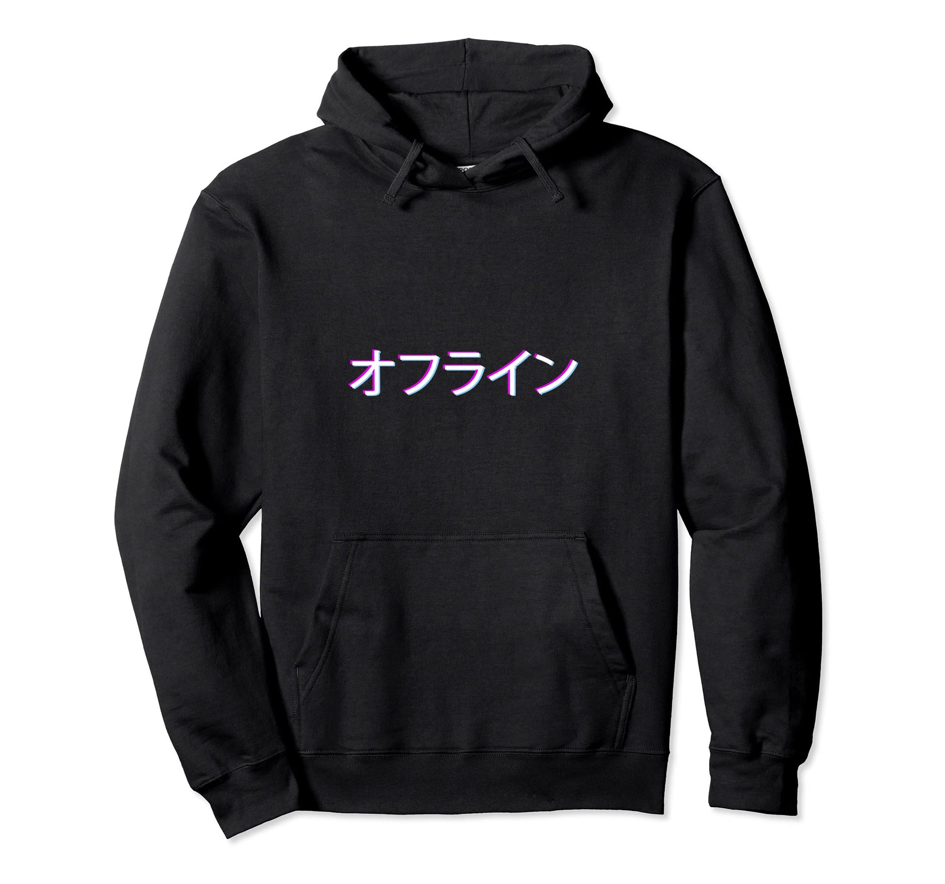 Offline Japanese Vaporwave Aesthetic Hoodie - Novelty Apparel Unisex - T-Shirt, Sweatshirt, Hoodie