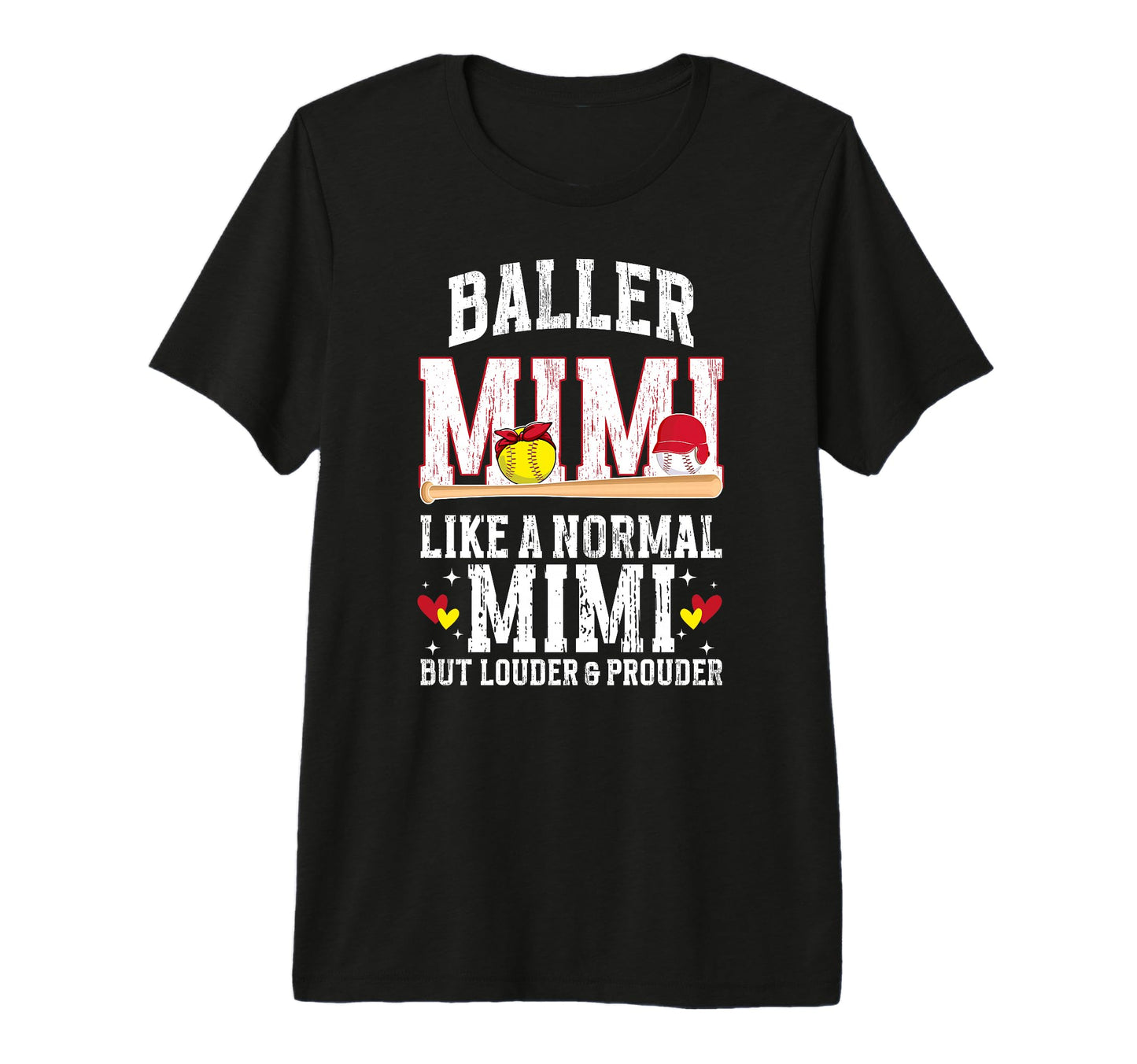 Baller Mimi Louder Prouder Baseball T-Shirt - Streetwear Style Unisex - T-Shirt, Sweatshirt, Hoodie