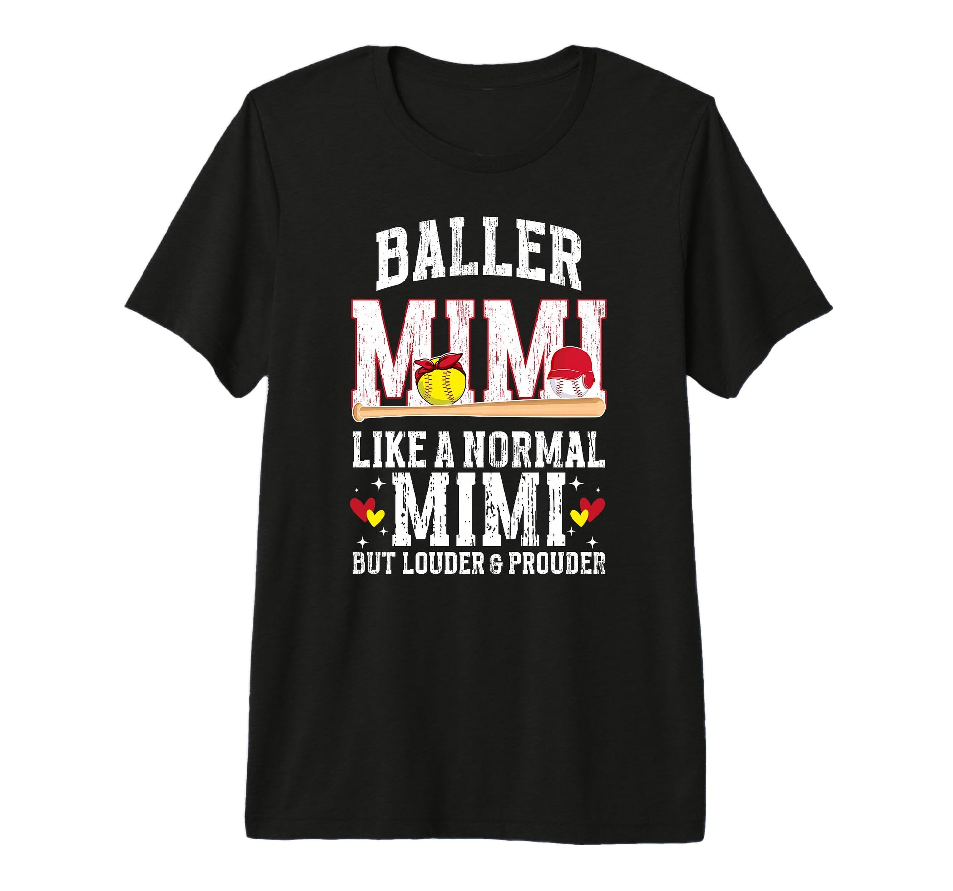 Baller Mimi Louder Prouder Baseball T-Shirt - Streetwear Style Unisex - T-Shirt, Sweatshirt, Hoodie