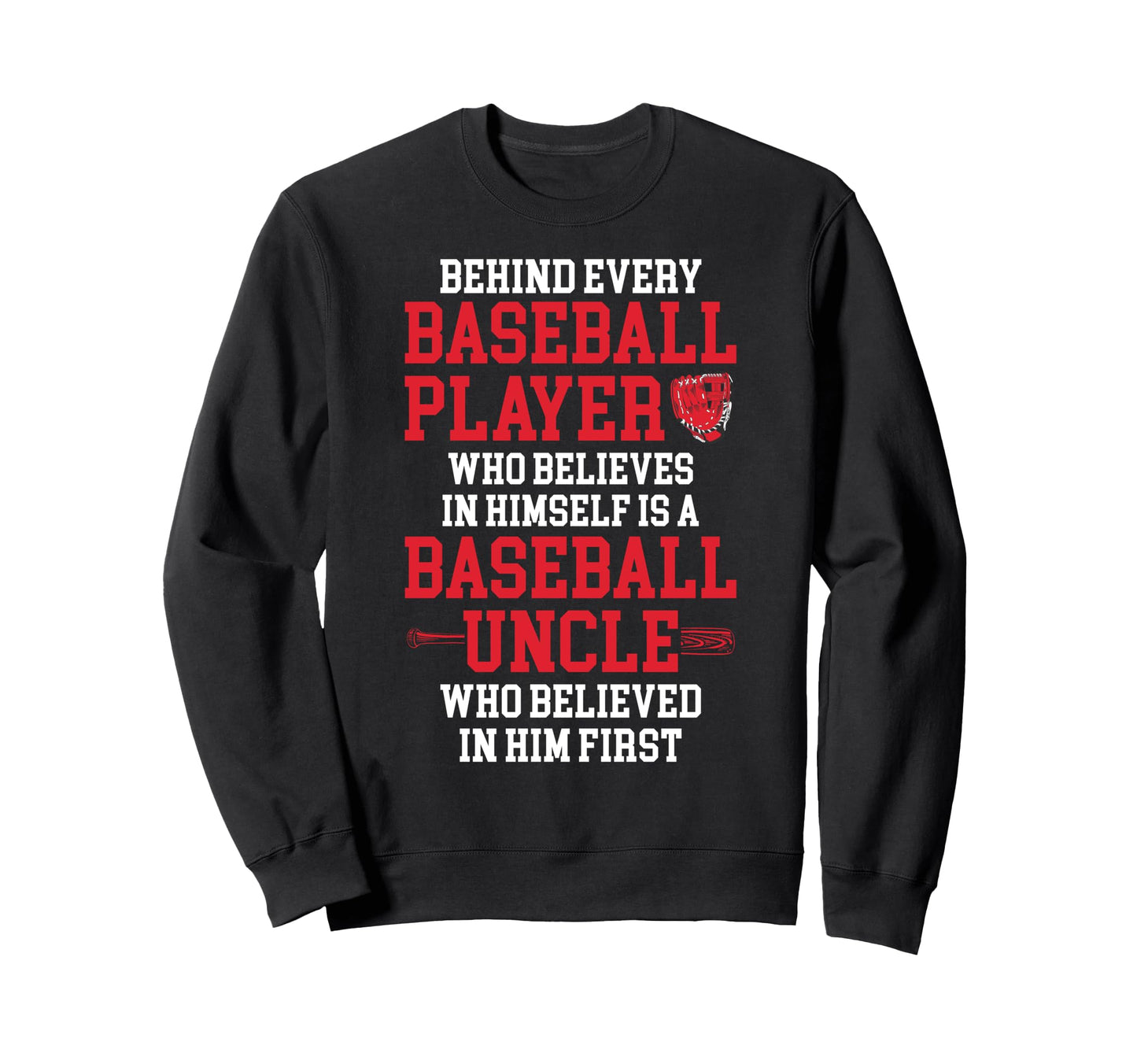 Baseball Uncle Proud Uncle Baseball Sweatshirt - Unique Graphic Men Women - T-Shirt, Sweatshirt, Hoodie