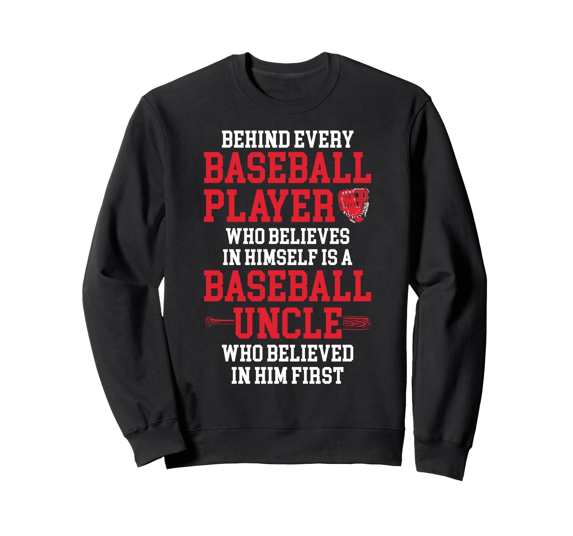 Baseball Uncle Proud Uncle Baseball Sweatshirt - Unique Graphic Men Women - T-Shirt, Sweatshirt, Hoodie