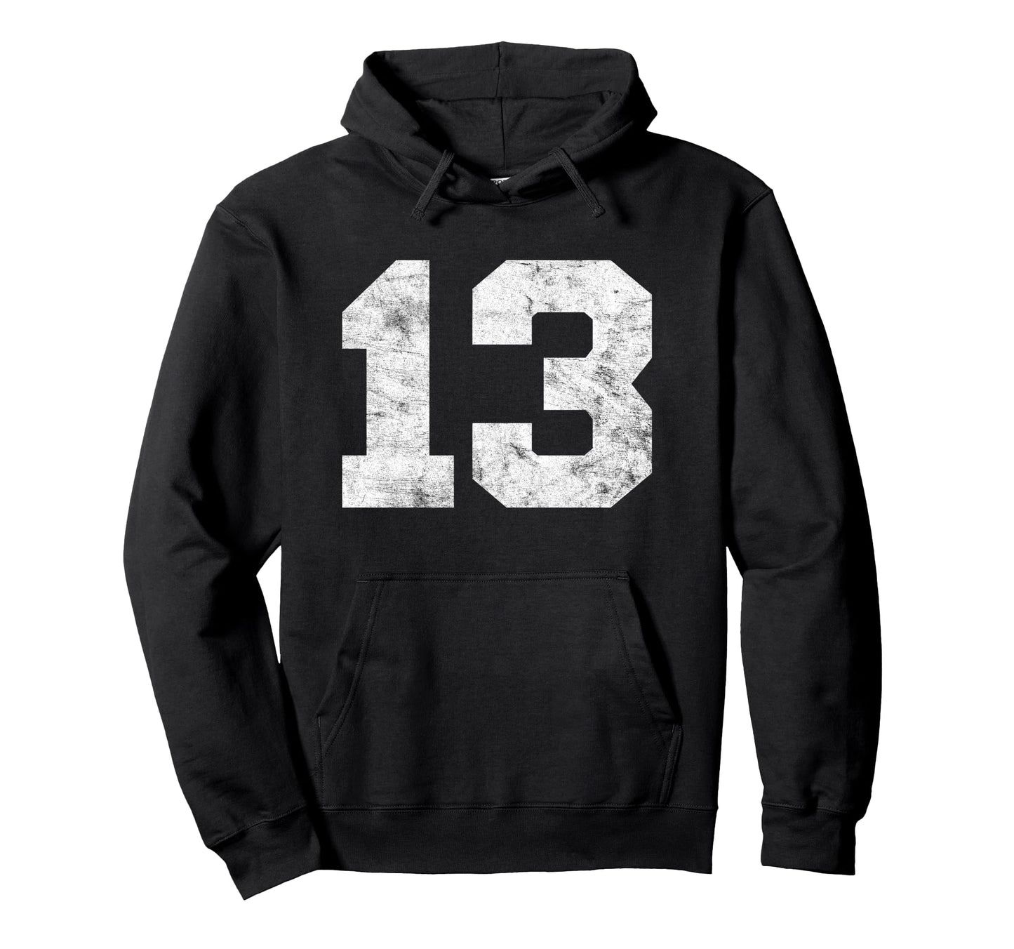 Lucky Number 13 Birthday Sports Player Team Hoodie - Graphic Print Unisex - T-Shirt, Sweatshirt, Hoodie