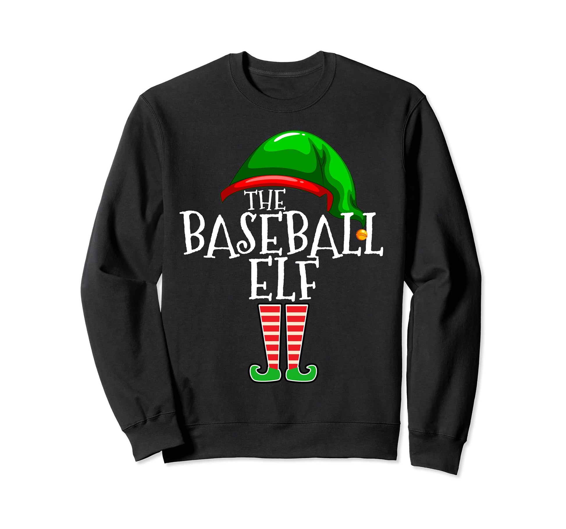 Baseball Elf Family Matching Group Sweatshirt - Novelty Apparel Men Women - T-Shirt, Sweatshirt, Hoodie