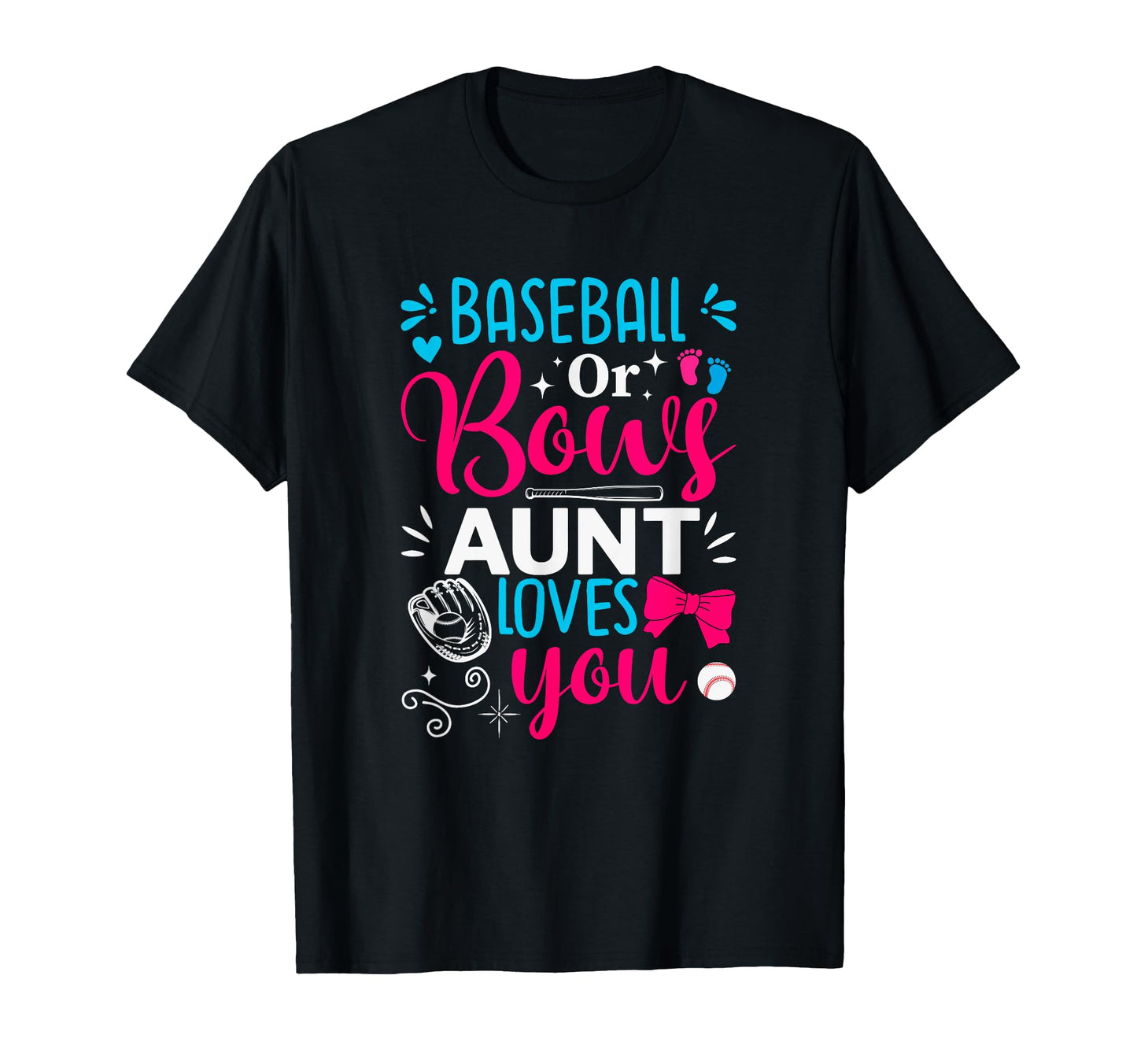 Baseball Gender Reveal Team Baseball T-Shirt - Casual Everyday Wear Unisex - T-Shirt, Sweatshirt, Hoodie