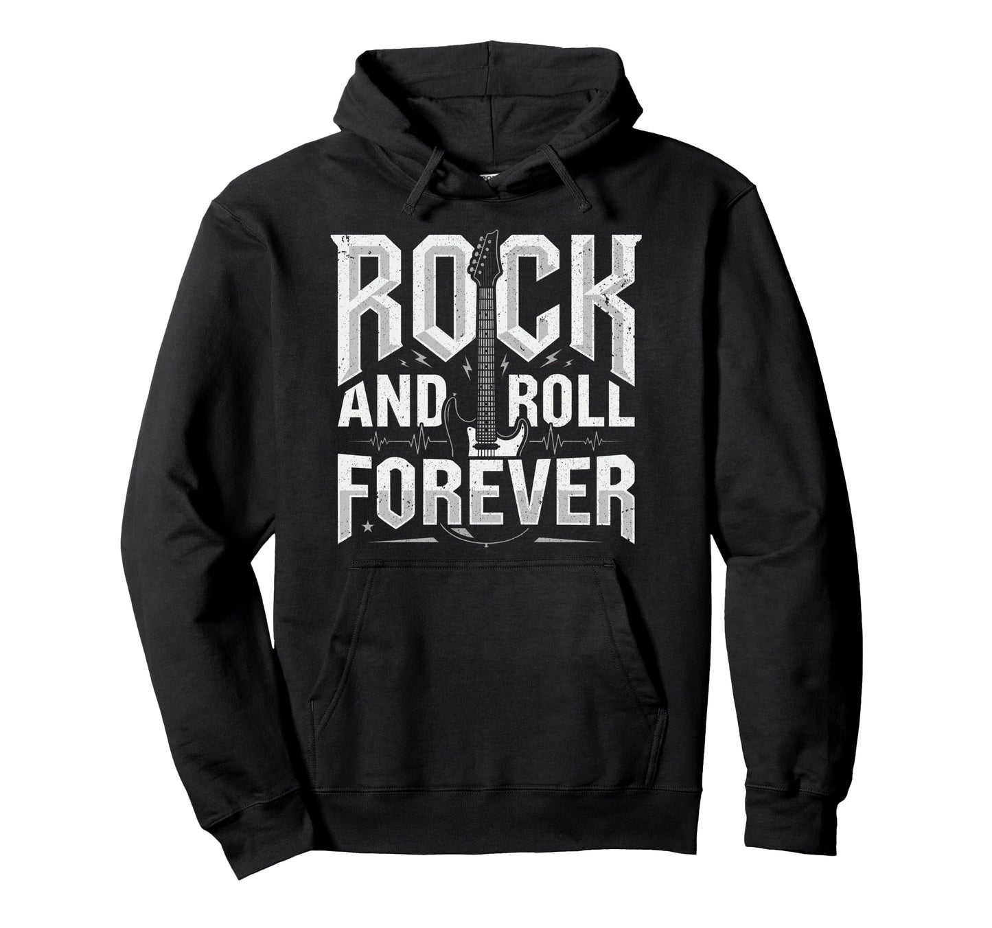 Rock And Roll Forever Rock Music Heavy Hoodie - Unique Graphic for Adults - T-Shirt, Sweatshirt, Hoodie